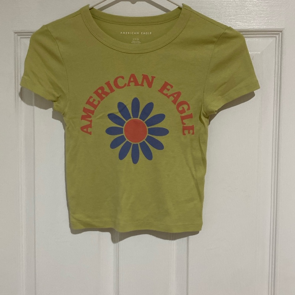 American eagle graphic baby tee